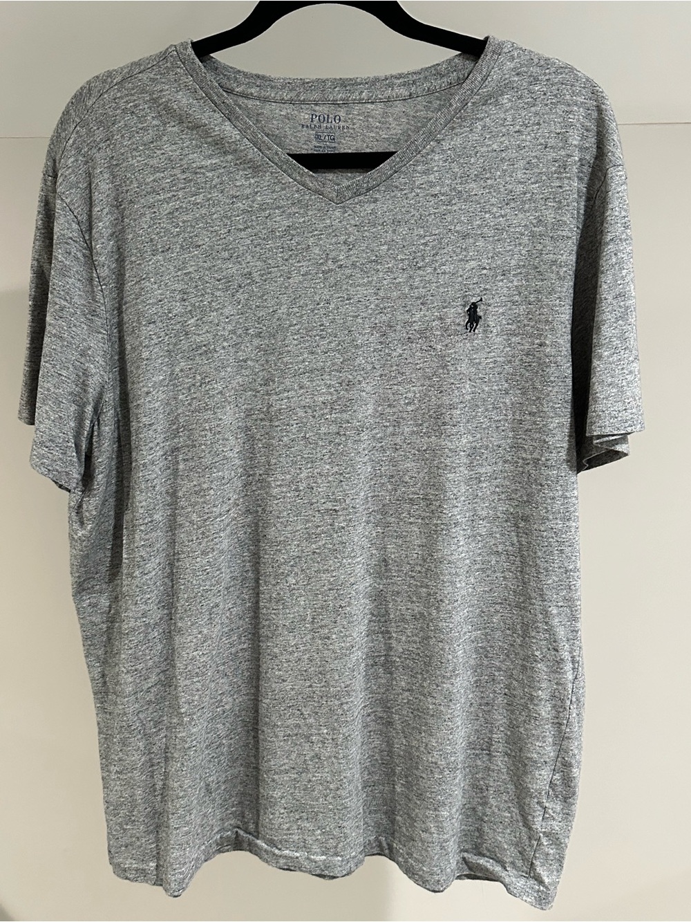 Polo Ralph Lauren Men’s Gray V-Neck T-Shirt Size XL